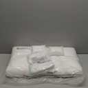 Toddler Pillow with Pillowcase, Breathable & Cozy Machine Washable Kids Pillow with Pillowcase, 21.6x13.8 Ergonomic Children Pillow for Boys and Girls Aged 6-12 (Blue, Height 3)