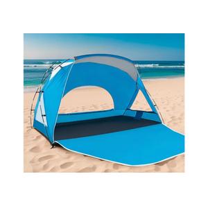 Beach Tent, Portable Sun Shelter for 8 Person with UPF 50+ UV Protection, Easy Setup Waterproof Beach Shade Canopy Cabana for Family Outdoor and Picnics, Fishing with Carrying Bag