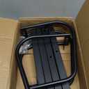 WALMANN Bike Floor Stand, Steel Bike Parking Rack for 1 Bike, 22-28" Wheels, Max. Tire Width 2.1", Black