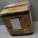 Nugget Ice Maker Countertop with Handle, Ready in 6 Mins, 34lbs Per Day, Removable Top Cover, Auto-Cleaning, Portable Sonic Ice Maker with Basket and Scoop, for Home/Party/RV/Camping (Black) 