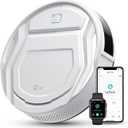 Lefant M210 Pro Robot Vacuum with 2200 Pa Powerful Suction, 6 Cleaning Modes, 120 Mins Runtime, Quiet, Self-Charging, Voice Control, Ideal for Pet Hair and Hard Floor, White