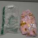 Artoid Mode Marble Pattern Pink Gauze Table Runner 10FT, Glitter Metallic Foil Sheer Dining Wedding Anniversary Birthday Table Decor for Home Party