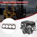 Cylinder Head Gasket, 4900345 4900969 Replacement for Doosan Daewoo Forklift D20S D25S D30S for Cummins Engine A1700 A2300