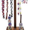 Wooden Baseball or Softball Drip Necklace Organizer Holder, Championship Ring Display Holder, Softball Ring Holder, Sports Ring Holder, Drip Necklace Championship Ring Holder Baseball Display Gift