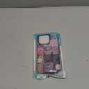 Case for iPhone 15 Pro,Hearts Roses Romantic Collage Tiles Phone Case Military-Grade Drop Protection Cover for Women Girl - Frosted