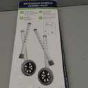 Drive Medical Deluxe Extended Height 5" Walker Wheels and Legs Combo Pack, Gray, 5"