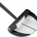 COOLO Low Torque Golf Putter, Provide Greater Stability and Less Face Twisting, Blade/Mallet/Heavy/Center Shafted/Counter Balanced Putter, Oversized Grip, Right & Left (34")