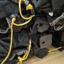 CAMPHILL Camping Chair Set of 3, Outdoor Folding Camping Chairs for Heavy People with Cup Holder & Carry Bag,Collapsible Chair Include One Sofa Chair and Two Single Chair,Support up to 500lbs (Black-4pcs)