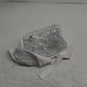 MAY TREE Clear Backpack for Stadium Events, 12x11x5 Inches Small Clear Backpack for Concert Festival Sports Outdoor - White