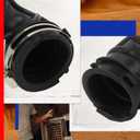 JC Whitney JFBAJCWAIH00047 Engine Air Intake Hose Tube with Clamps - Compatible with Ford Explorer, Taurus, Flex, Police Interceptor Sedan, Police Interceptor Utility, Lincoln MKT, MKS - 3.5L 3.7L