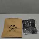 SCENEREAL Anti Slip Dog Socks to Prevent Licking Paws, Dog Shoes for Hot/Cold Pavement, Paw Protector Traction Control on Hardwood Floor, Dog Shoes Booties for Puppy Small Medium Large Senior Dogs (L(Pack of 4), Sporty Style-Black)