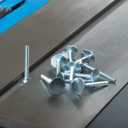 POWERTEC Table Saw Miter T Track Bolts, 1/4"-20, 2" Long Miter T Slot Bolts for Miter T Track, Table Saw, Router Table, Featherboard, Fits 3/4" x 3/8" Miter T-Slot, 10PK (71614)