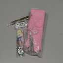 Handheld Sewing Machine Electric Sewing Mini Portable Sewing Machine Suitable for Beginners Sewing Clothes Family Travel DIY(PINK)