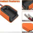 300W Power Inverter for Black & Decker 20V Li-ion Battery DC 20V to AC 110-120V Battery Inverter Portable Power Station Generator with 2 AC Outlet & 2 USB Ports for Camping Outdoor