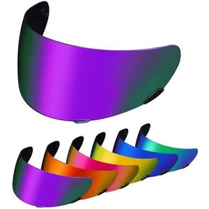 PSLER Qualifier Visor- Qualifier Helmet Visor Motorcycle Face Shield Accessories Replacement for Bell Qualifier/Star/Vortex/RS-1/Revolver,Deep Purple