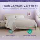 Mellow Cloud Cold Cooling Comforter for Hot Sleepers Dual-Sided Arctic Silk & CloudKnit, Lightweight Summer Quilt, Built-in Duvet, Machine Washable, Twin/Twin XL, Gray