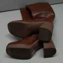 DREAM PAIRS Knee High Boots for Women Platform Square Toe Chunky Block Heeled Stylish Comfortable Tall Boots with Side Zipper, 6.5