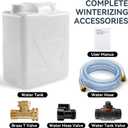 Boat Winterizing Kit, Smooth Valve Gravity Flow Cleaning Kit