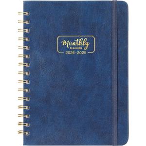 2026-2029 Monthly Planner - 3 Year Monthly Planner from July 2026 to June 2029, 6.4'' x 8.5'', Calendar Planner 2026-2029 with Thick Paper and Tabs, Blue