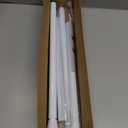 Shower Curtain Rod 44-77 inch Tension Rod White Shower rod Non Slip Tension Curtain Rod Adjustable Curtain Rods No Drilling Shower Rods for Bathroom Windows Closet 1Pack