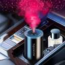 Smart Car Air Freshener Diffuser with Starry Sky Projection and 50ml Perfume, 3 Mode Adjustable Rechargeable Car Aroma Diffuser, Auto On/Off Intelligent, Cologne