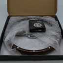 14" Inch Billet Polished & Wood Steering Wheel Bowtie Horn, 6 Hole, Passenger Car