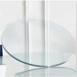 42" Glass Table Top 0.36" Inch Thick Tempered Pencil Polished Edge Round Glass Table Top，for Dining, Coffee, Table，Coffee, Office, Side Table