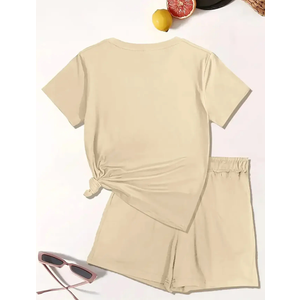 ANRABESS Womens 2 Piece Short Set Size M