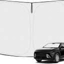 Windshield Sun Shade for 2024-2025 2026 Hyundai Kona Accessories Thicken 6-Layer Front Window Sunshade Cover Sun Visor Protector Foldable Block UV Rays Keep Vehicle Cool