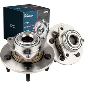 KAX 515072 Pair Front Wheel Bearing and Hub Assembly fit for 2002-2008 Ram 1500,5 Lug