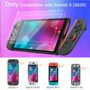 KIMHY 4 Pack Screen Protector for Switch 2 2025, Ultra Clear HD Tempered Glass Protector with [Alignment Frame] for Nintendo Switch2 7.9", Bubble Free, Anti-Glare, Touch Sensitive, Case Friendly