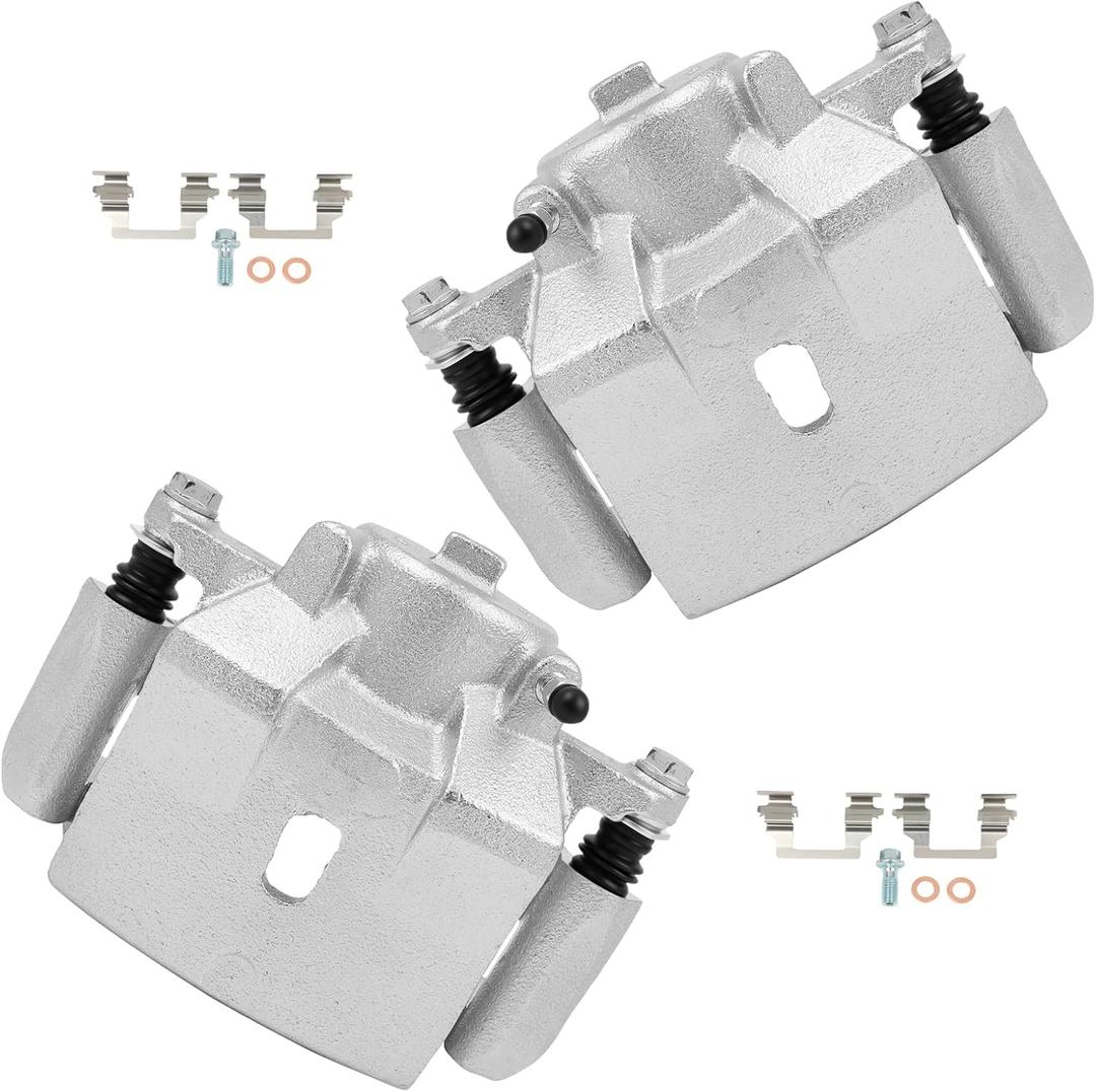 cciyu 18B4910A 18B4911A Front Left & Right Brake Calipers With Bracket For Chevy For Malibu,For Pontiac For G6/For Solstice,For Saturn For Aura/For Sky