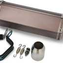 Universal 1.5-2" Inlet Hexagon Exhaust Muffler Pipe Slip On Scooter Motorcycle ATV Dirt Street Bike