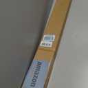 LazBlinds No Drill Vinyl Mini Blinds, 35" W x 64" H, White