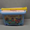 Large Particle Soft Building Block Toys with Storage Box with pull rods for Toddler Aged 18 Months to 6 Years old.Preschool Toys Suitable for Kindergarten, Parent-child Interaction etc(81P)