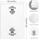 2 x Thanks for Sharing Your DNA - Funny Decorative Kitchen Towel 16"x24" – Hand Towel for Mom’s Bathroom, Gifts for Mother's Day, Birthday, Christmas, etc.(006)