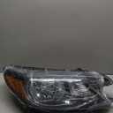 Zhaoyang Halogen Headlights Assembly Compatible with 2012 2013 2014 Honda CR-V Black Headlamp (Passenger Right Side)