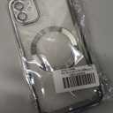 QLTYPRI Magnetic Clear Case for iPhone 11 Compatible with MagSafe Wireless Charging, Electroplated Edge Soft Slim Transparent TPU Bumper Shockproof Phone Case Cover for iPhone 11 6.1 inch – Silver