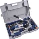 TCE TCE70401 Torin Portable Hydraulic Ram: Auto Body Frame Repair Kit with Blow Mold Carrying Storage Case, 4 Ton (8,000 lb) Capacity, Blue