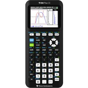 Texas Instruments TI-84 Plus CE Color Graphing Calculator, Black
