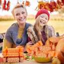 2 x FOIMAS 24pcs Thankgvigng Treat Box,Fall Maple Pumpkin Candy Box with Ribbon Goodie Boxes Container for Thanksgiving Fall Harvest Party Favor Supply