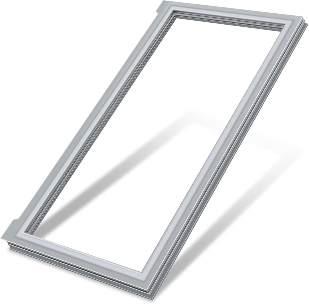 LXun Upgraded W10830283 Refrigerator Door Gasket Compatible with Maytag Kenmore Whirlpool Refrigerator Freezer Part Replaces Whirlpool Refrigerator Door Gasket Part W10218680 W10443269 4458821-GRAY