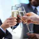 36PCS Clear Champagne Flutes Plastic - 6 OZ Disposable Plastic Champagne Flute, Clear Wine Glasses Reusable Plastic Cocktail Cups for Home Daily Life Party Birthday Wedding Toasting
