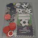 30Pack Valentines Day Cards for Kids School with Valentines Sports Ball Keychain Valentine Day Gifts for Boys Valentine's Day Classroom Gifts Exchange Party Favors Prizes Bag Stuffers