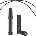 Eightwood Dual Band Small WiFi Antenna 2.4GHz 5GHz RP-SMA Male Antenna with RP-SMA Female Cable 9.8in for M.2 NGFF Network Card PC Desktop Computer