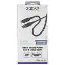 ZGEAR 6 Foot Silicone Rubber Sync & Charge Cable USB-C