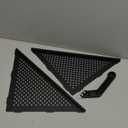 Bernkot Corner Shower Shelves, 10" Matte Black 304 Stainless Steel Recessed Shelf for Bathroom, Grout in Shelf for Tiled Wall 2 Pack