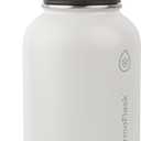 ThermoFlask Pet Bottle - Stainless Steel, Insulated Water Bottle for Dogs & Cats - Features Built-in Water Bowl & Double-Wall Insulation - Keeps Water Cool up to 24 Hours - 32 oz