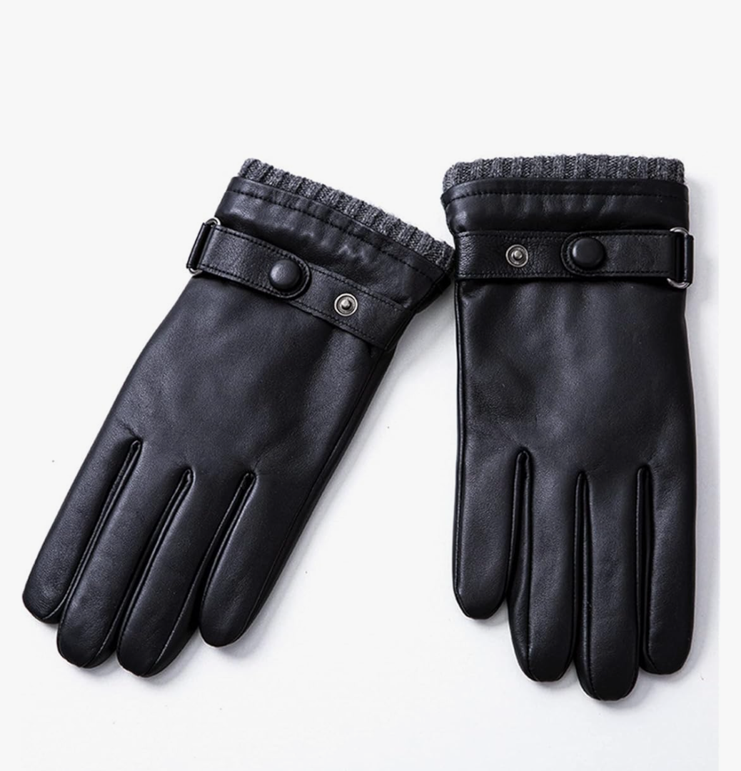 Men's Gloves Gloves Men's Touch Screen Autumn and Winter Warm Female Business Winter Warm Gloves, XL