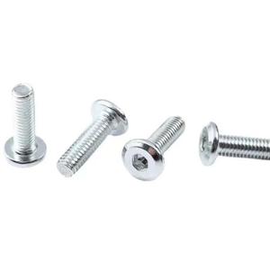 3 x 40PCS M6x50mm Stainless Steel Flat Head Hex Socket Hex Bolt Screws Countersunk Connector Fasteners for Furniture (Silver)